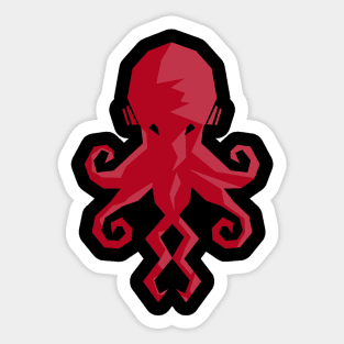 Geometric octopus Sticker